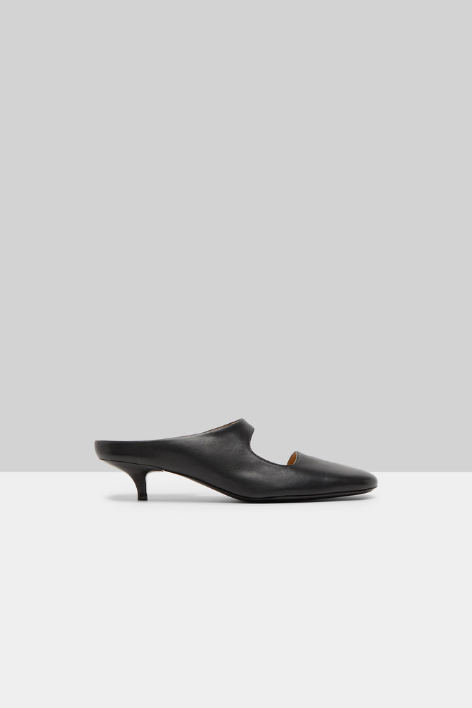 Spianata heeled mules