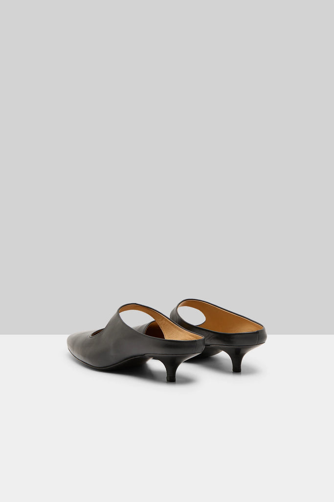 Spianata heeled mules