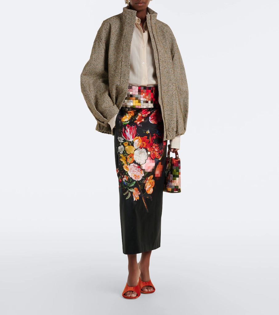 Sentista embroidered skirt