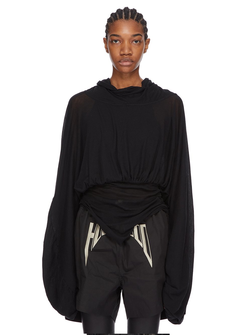 Hooded cropped top