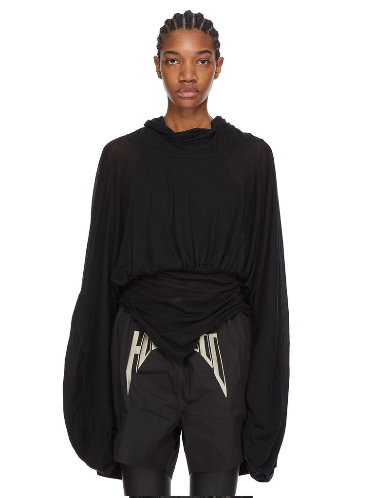 Hooded cropped top