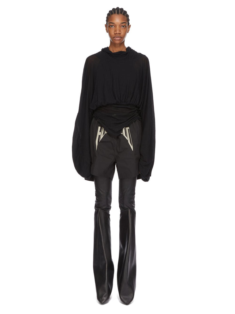 Hooded cropped top