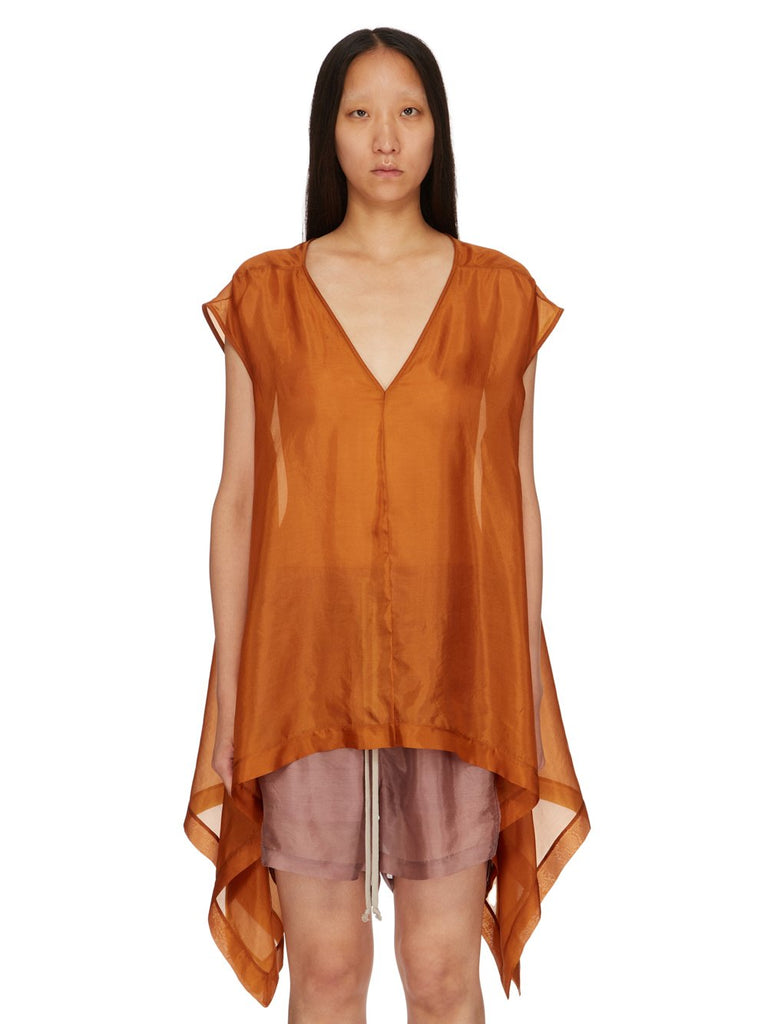 Fluid silk top