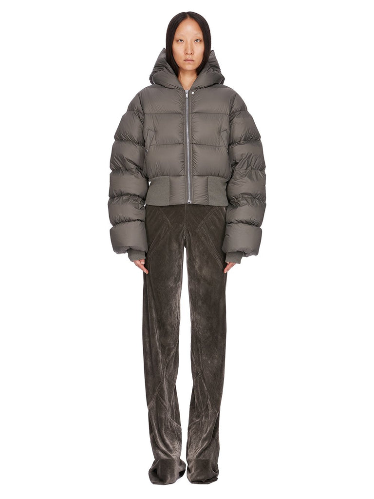 Velvet fluid trousers