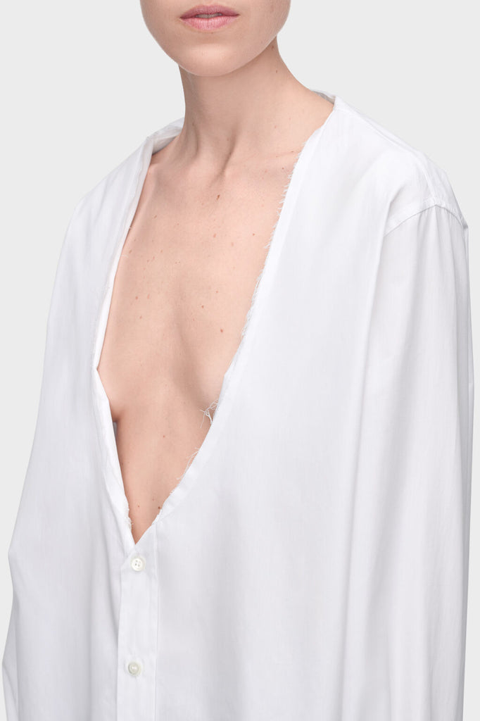 Folded collar shirt