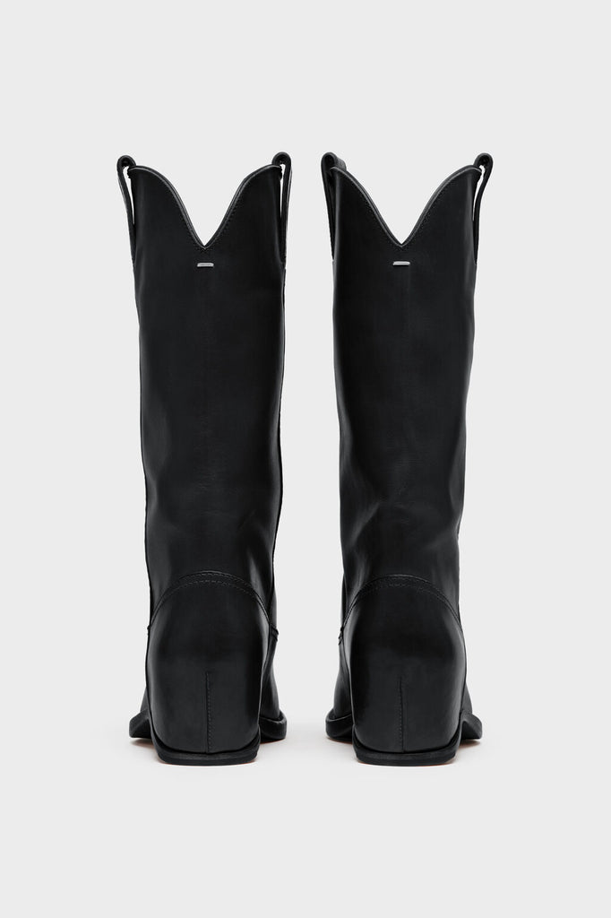 Heel-less western boots