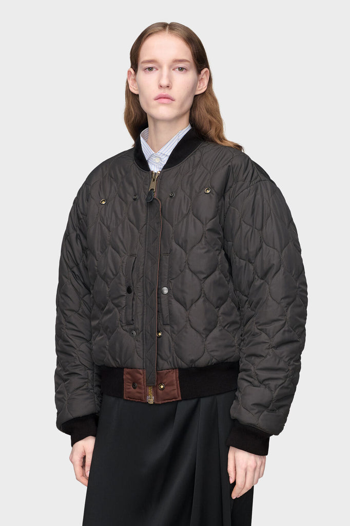 Reversible bomber jacket