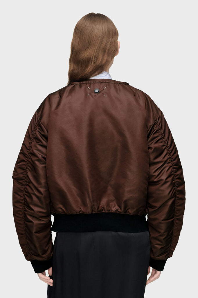 Reversible bomber jacket