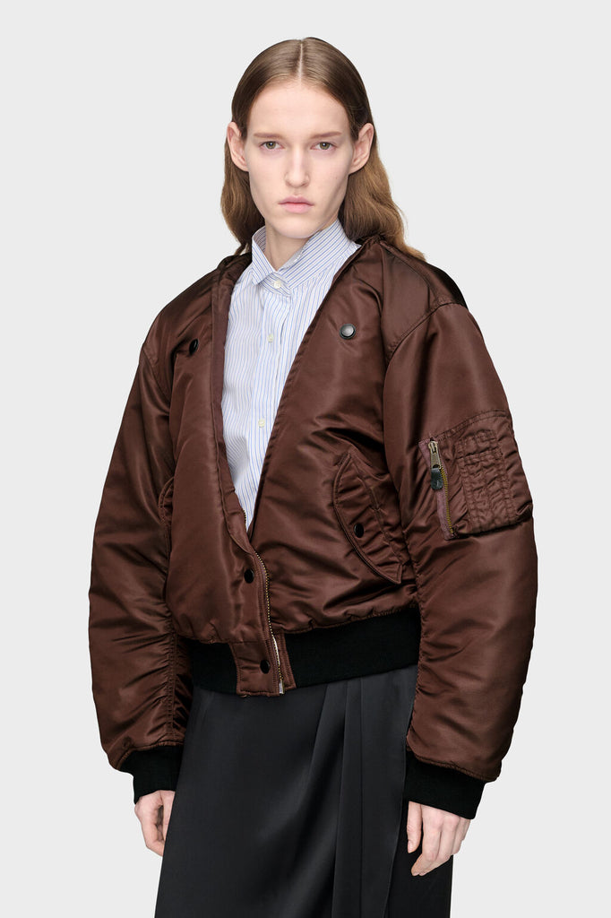Reversible bomber jacket