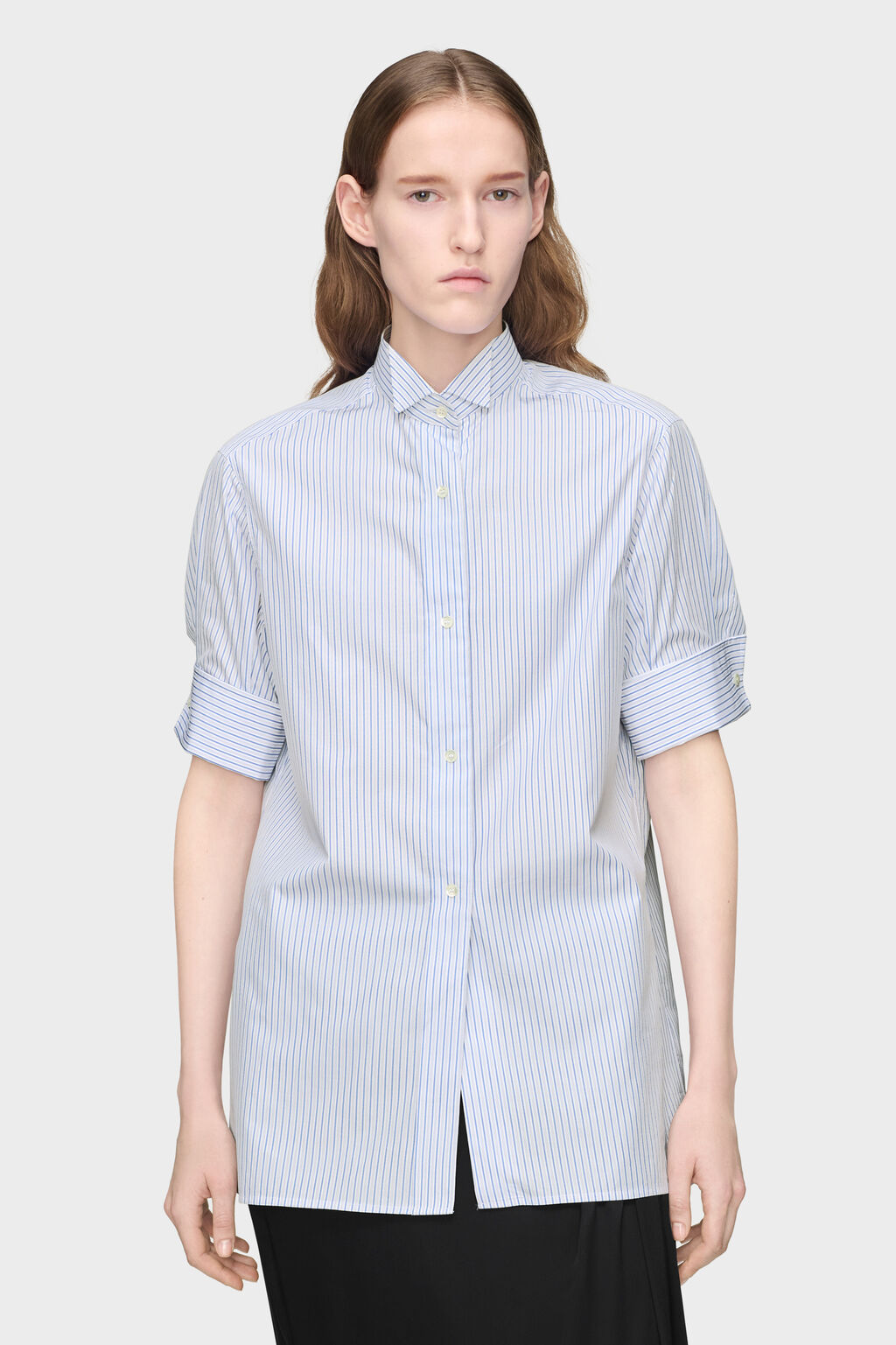 Snapped button shirt