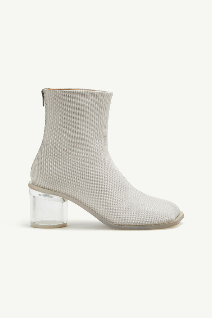 Anatomic Transparent Heeled Ankle Boots