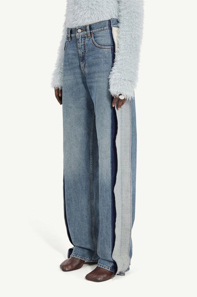Straight-leg jeans