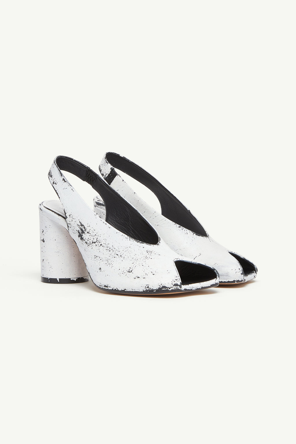 Painted anatomic sandals