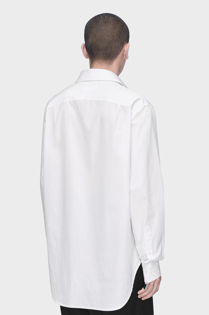 Folded Collar Cotton Shirt