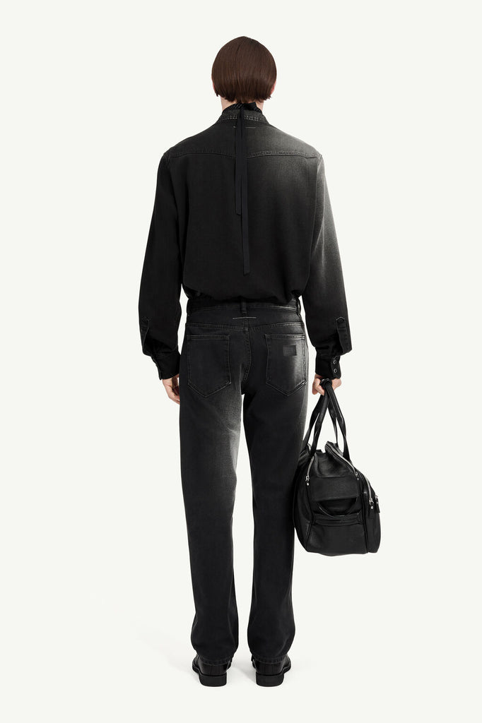 Faded Straight-leg jeans