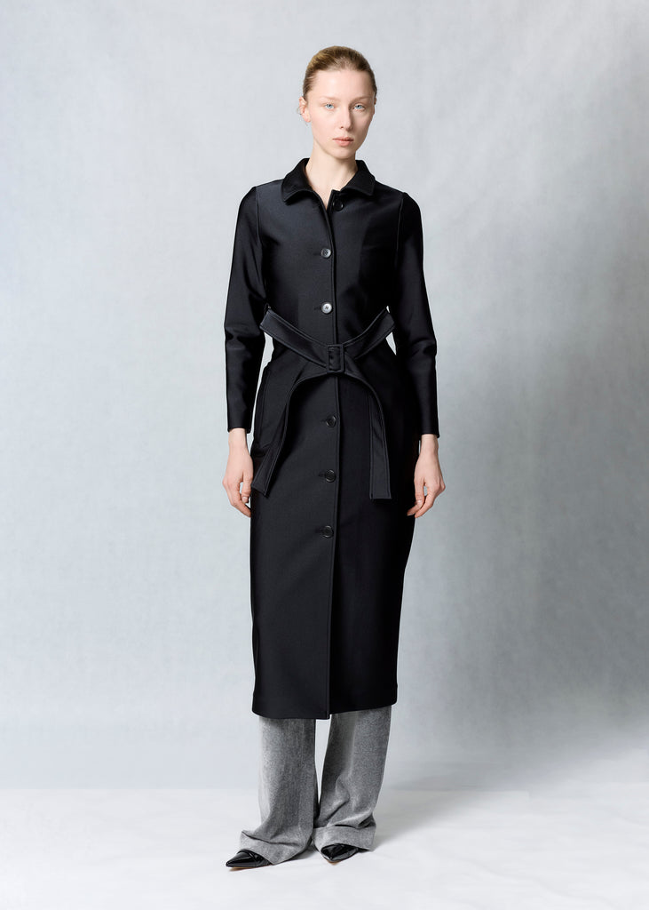 Fitted trench coat
