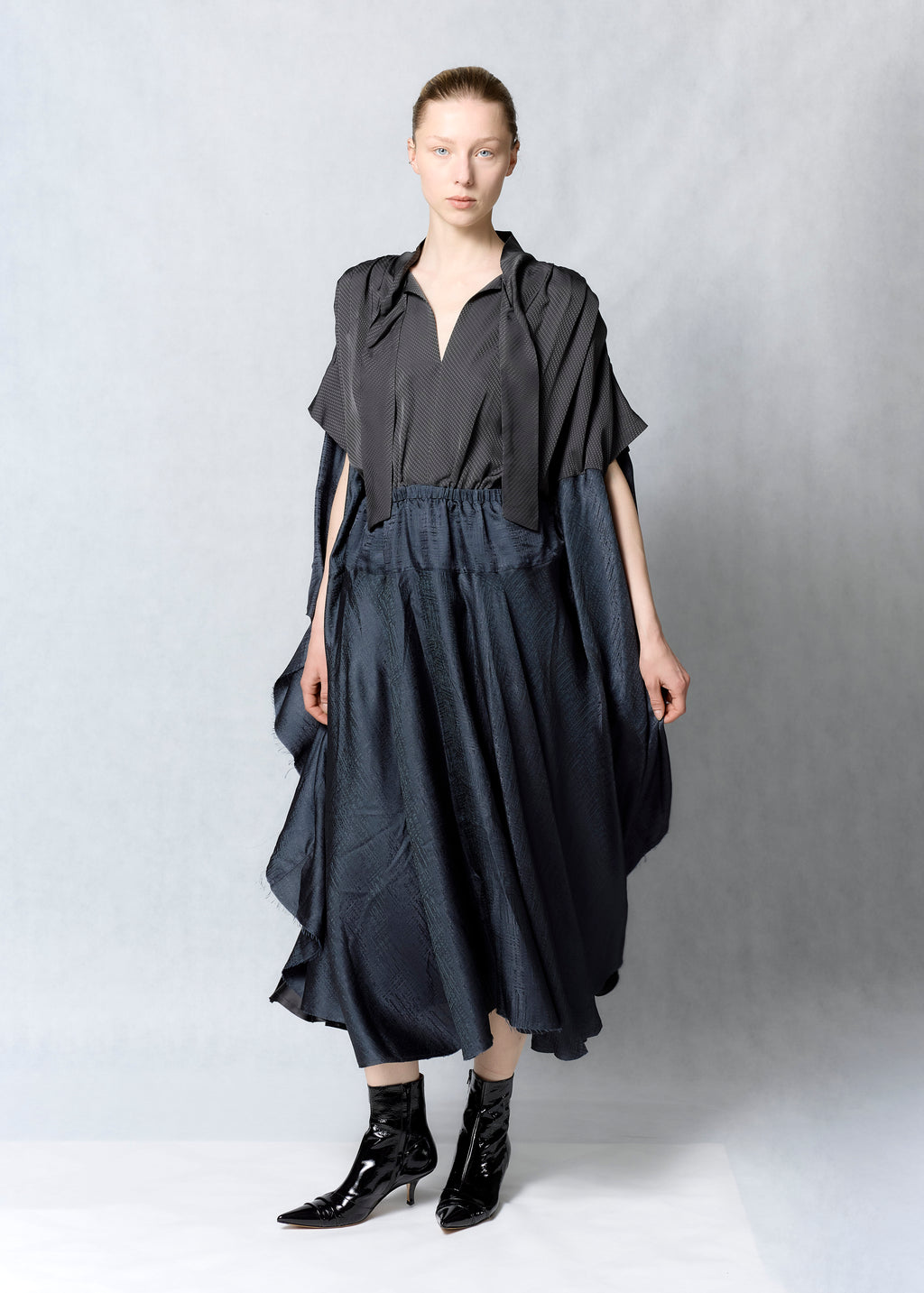 Double layer flat dress