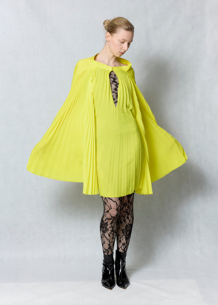 Plisse skirt dress
