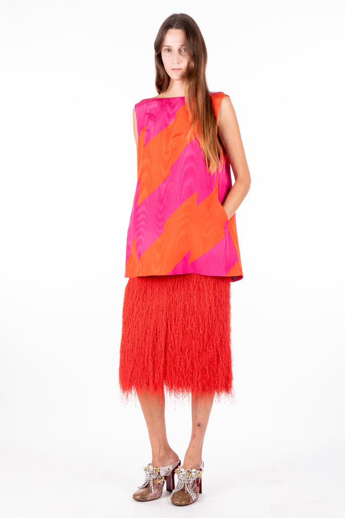 Sokna fringed skirt