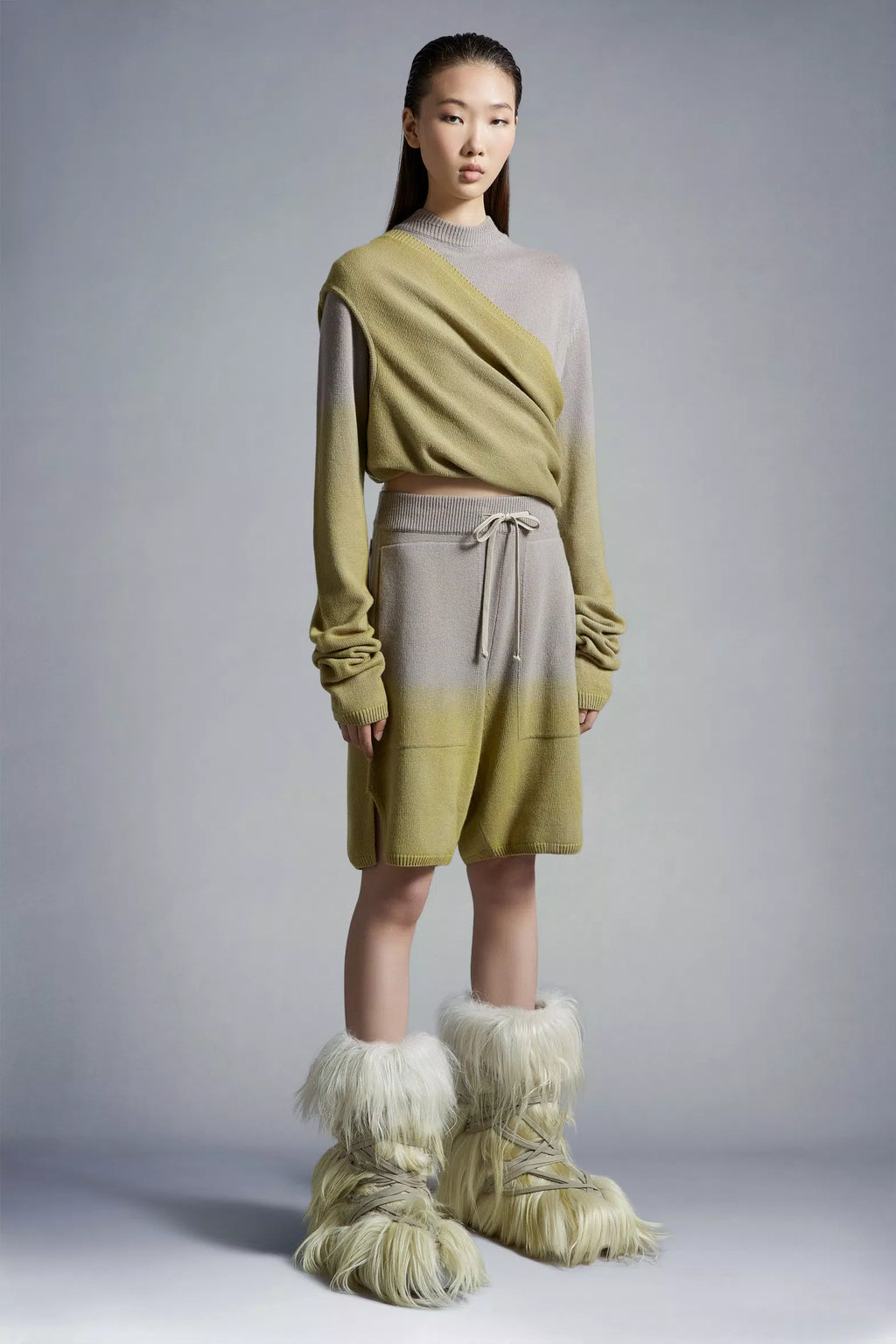 Rick Owens x Moncler cashmere bermudas