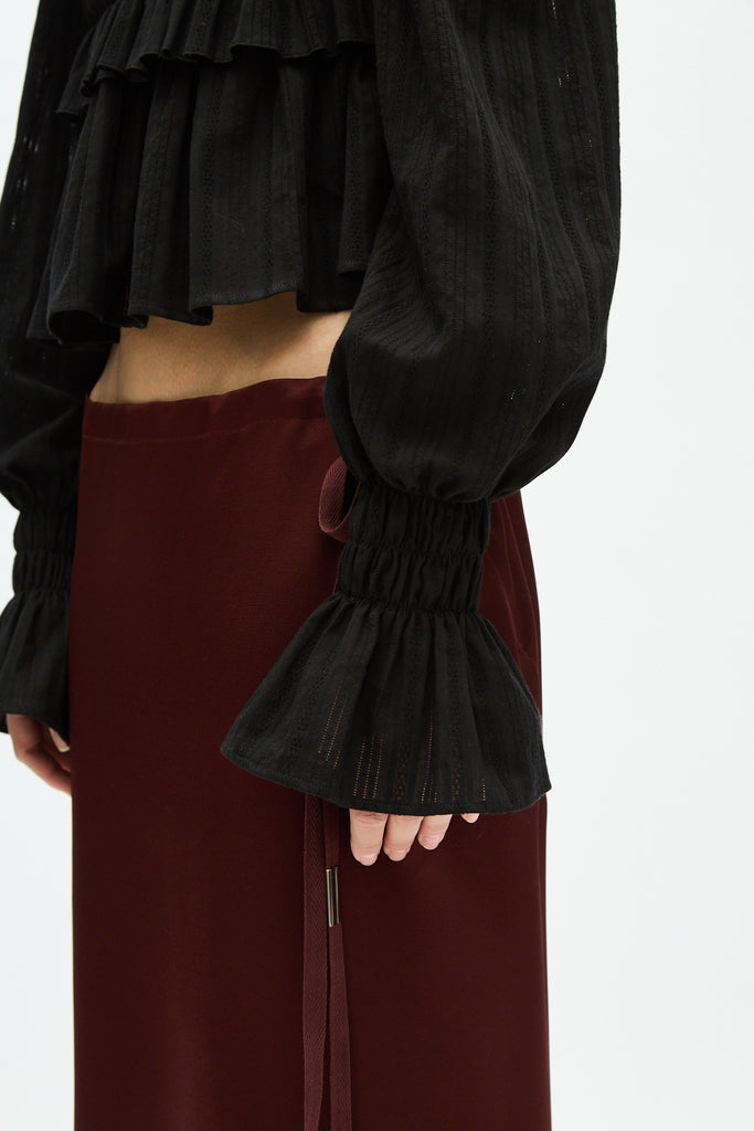 Sasa ruffled top