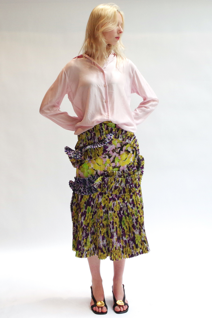 Samilla pleated skirt