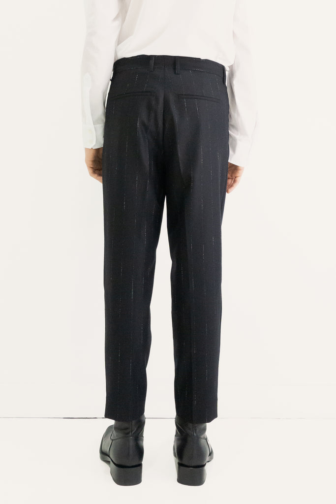 Pin stripe trousers