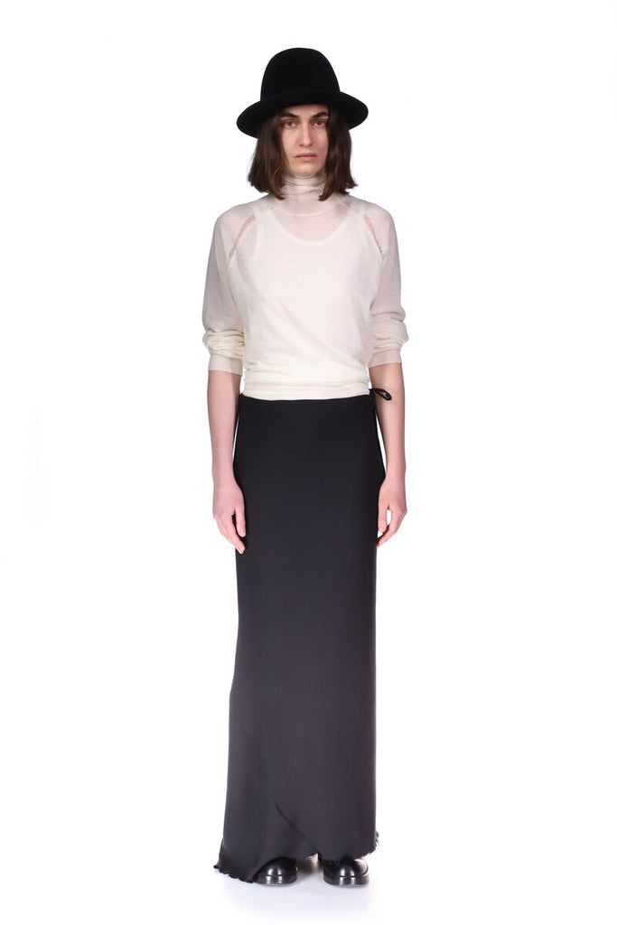 Eveline long biais skirt