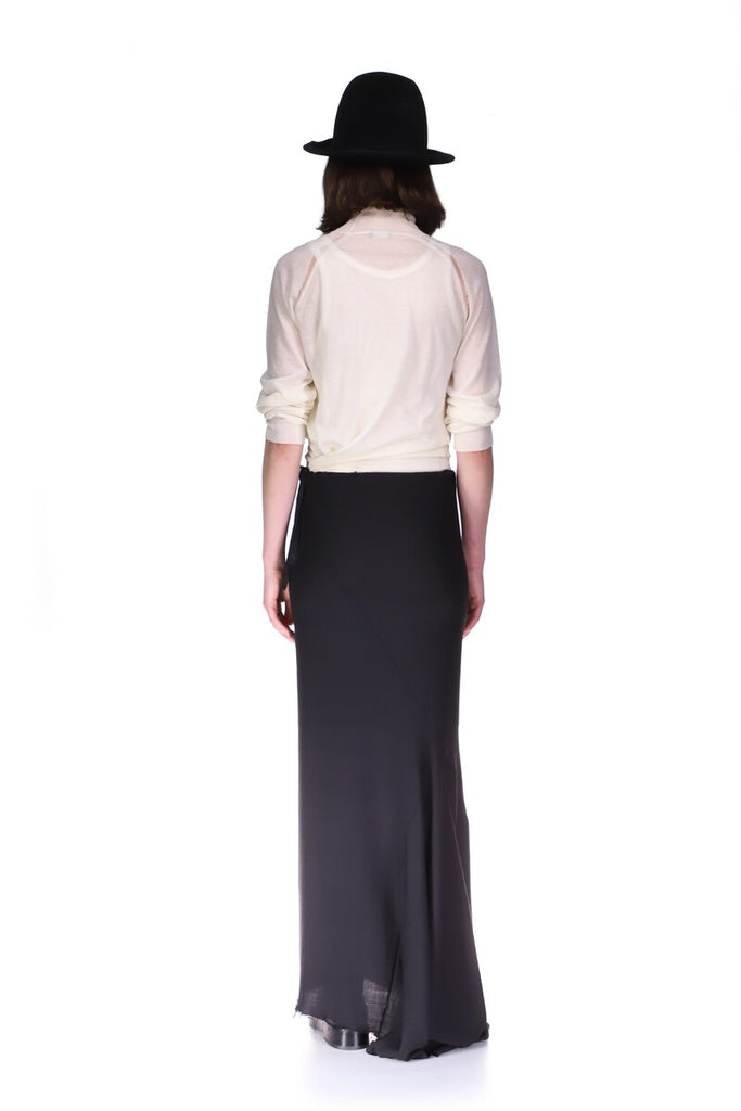 Eveline long biais skirt