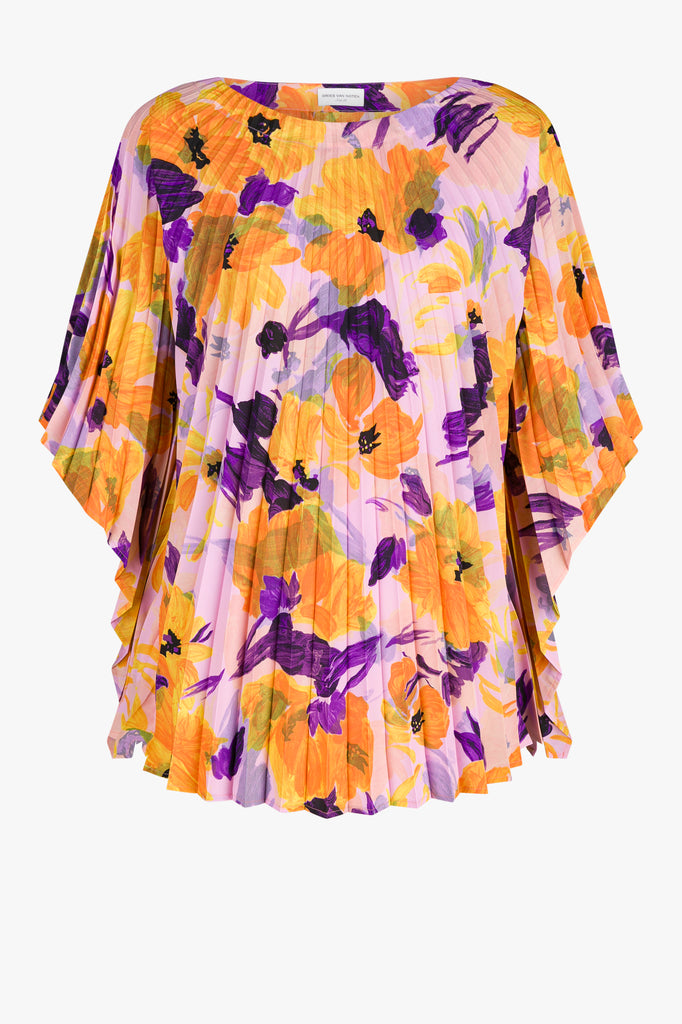 Camilla pleated blouse